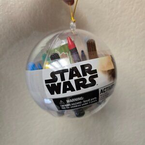 Star Wars Mandalorian Activity Set Christmas Ornament Disney Stickers Marker NEW